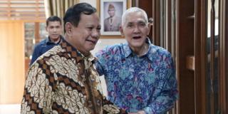 Menhan Prabowo Lebaran ke Sejumlah Jenderal Sesepuh TNI