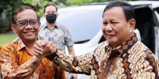 Sambut Menhan Prabowo Silaturahmi Idul Fitri, Mahfud MD; Nanti Saya Mau Main Ke Hambalang Juga