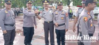 Puluhan Personel Polres Inhu Naik Pangkat, Kasubbag Kerma Jadi Kompol