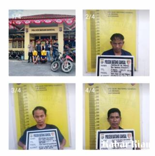 Pelaku Curanmor Dan Penadah Di Bekuk Polsek Batang Gansal Inhu