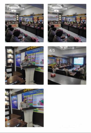 Polres Resor Inhu Gelar Latihan Pra Operasi Patuh Lancang Kuning 2023