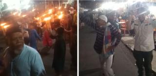 Lounching Zonasi PKL Kota Medan, Camat Petisah Dan Kasatpol PP Goyang "Punjabi" Dan Pawai Obor Di Kuliner Pagaruyung