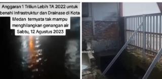 Di Temukan Rumah Diatas Drainase, Jalan Bunga Rinte 2 Menuju Komplek Kadis Topan Ginting Rawan Banjir