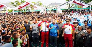 Panglima TNI Melepas Tim Pembawa Pesan Kampanye Lingkungan “The Rising Tide 2023”, Yudo Margono; Stop Wariskan Sampah