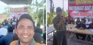 Tengku Daniel Mozard Dan Zulkifli Siap Berjuang Bersama Masyarakat Adat dan Petani  Dalam Tuntutan Hak hak Ulayat