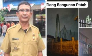 Tiang Bangunan Tanpa PBG di Jalan Pancing Kelurahan Indra Kasih, Medan Tembung Patah, Kadis PKPCKTR Kota Medan : "Kita Laporkan Ke Satpol PP Untuk Penindakan"