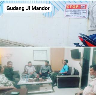 Lapor Pak Wali, Di Duga Tutup Mata Terkait Gudang Langgar Perda Di Jalan Mandor, Lurah PBD I Dan Camat Medan Timur Di Duga Terima "Pucuk"