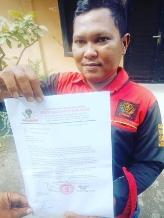 LSM PI Kota Medan, Suratin Lurah Indra Kasih, Medan Tembung, Siap Koloborasi Selamatkan Aset Jalan Yang Di Duga "Di Curi" di Jalan Pancing