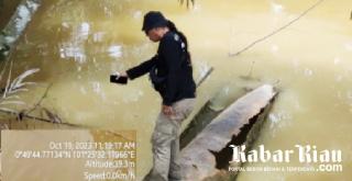 PT Rifansi Dwi Putra Dilaporkan Merubah Aliran Sungai Pelampung Minas ke Polda Riau