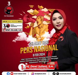 HPN 2024, Dewi Juliani : Pers Memiliki Kemerdekaan Untuk Berekspresi