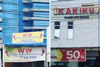 Usaha Pijat di Jalan Sei Serayu Medan Sunggal Beroperasi Di Bulan Ramadhan