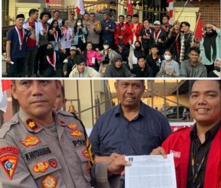 Jelang HUT Bhayangkari Ke - 78, GMNI Kota Medan Geruduk Polrestabes Sebut Medan Darurat Narkoba Dan Kriminalitas