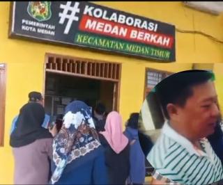 Langgar Kesepakatan, Awi Lecehkan Institusi, Warga Kembali Geruduk Kantor Camat Medan Timur