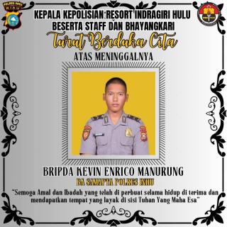 Dinas 10 Bulan, Seorang Polisi Inhu Tewas Disorong Triton