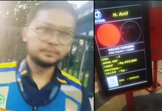 Kena Denda AGS Rp 475 Ribu, Penguna Jalan Tol H. Anif Ini Di Perlakukan Seperti "Kriminal"