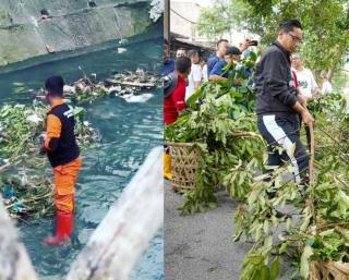 Tak Lagi "Putih", Walikota Medan Pimpin Gotong Royong Pembersihan Sungai Putih Di Kecamatan Medan Petisah