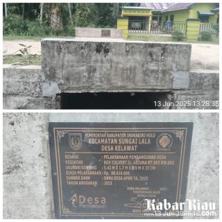 Ada Kejanggalan di Proyek Box Culvert Desa Kelawat, Camat Turut Campur Tangan, BPD Tidak Dilibatkan?
