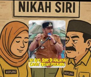 Kabag Tapem, Inspektorat Di Minta Periksa "Aksi" Tutup Mulut Camat Medan Perjuangan, Lurah Pandau Hilir, Terkait Dugaan " Nikah Siri Kepling