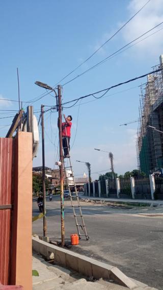 Dewan K3 Sumut Di Minta Periksa Karena Abai Keselamatan : Di Duga Pekerja Indihome Tanpa APD