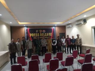 Polres Rohil Gerak Cepat Redam Konflik Bentrokan Warga Dengan Pihak  PT. UTS