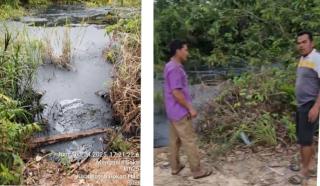 Mukhlis : PT. PHR Dituntut Bertanggung Jawab Atas Pencemaran Limbah B3 PT PHR di Lokasi GS.Meso Menggala Sakti