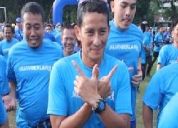 Jadi Wapres Sandi Janji Lari Marathon Masuk Kerja