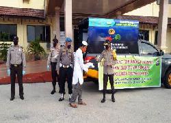 Jumat Berkah Bagi Warga, Polres Bengkalis Terus Berbagi