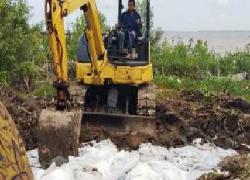 600 Sak Gula Tangkapan "Dikubur" Polres Bengkalis