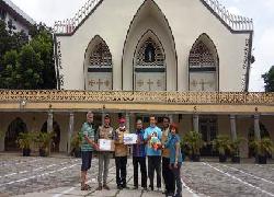 PB GNP Covid-19 Silaturahmi dengan Pastor di Gereja Santa Maria Pekanbaru