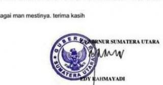 Akun Resmi Humas Sumut Tepis Surat Edy Rahmayadi Minta Sumbangan Pilkada, "Itu Hoax"