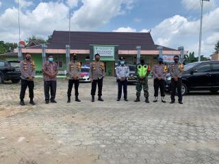 Antisipasi Lonjakan Mudik, Kapolres Inhu Tinjau Pos Chek Poin