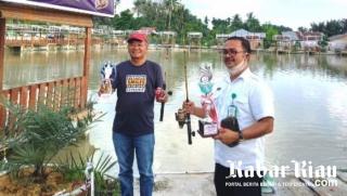 Jaksa Syahril Juara Lomba Mancing Katagori Ikan Terbanyak