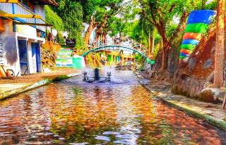 Dulu Kotor Kini Sungai Watergong Klaten Serasa Berwisata di Jepang