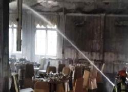 Ruangan Aula Rumdin Ketua DPRD Prov Riau Terbakar