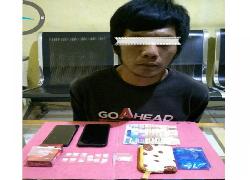 Polsek Pinggir Ciduk Pengedar Sabu 2 Gram Kurang