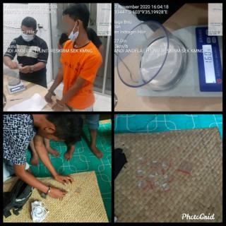 Polsek Kemuning Inhil Tangkap Tangkap Pria Penarkoba