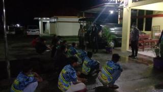 Begadang Hingga Larut Malam, Puluhan Pelajar Ditangkap Polisi