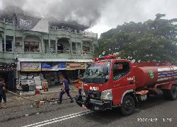 Bengkalis Kebakaran, 4 Ruko  Hangus