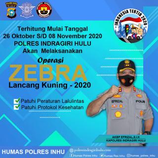 Dua Pekan, Polres Inhu Akan Gelar Ops Zebra dan Protkes