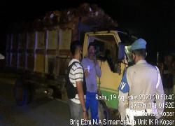 Polsek Rantau Kopar Gelar KRYD Serta Sosialisasi Bahaya Covid- 19