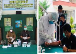 Antisipasi Covid-19! PN Rohil Mendadak Rapid Test.Hasilnya Negatip