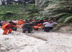 1 Pelajar SMP Ditemukan Ngapun Disungai Silau,Rekanya Dalam Pencarian