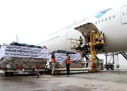 Gelombang Ketiga Bantuan APD Dukungan Tanoto Foundation Sampai di Tanah Air