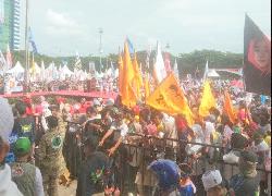 Atribut Golkar Ditengah Kampanye Prabowo Berbuntut Panjang