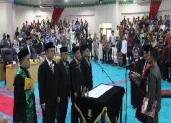 Paripurna Pengucapan Sumpah Janji Pimpinan DPRD Kampar Masa Jabatan 2019-2024