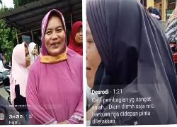 Pembagian Bantuan Tak Merata. IRT Warga Teluk Mega Protes DiKantor Desa! Ini Kata Pjs Penghulu