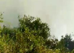 Pangkalan Kerinci Dikepung Kabut Asap, Kebakaran Berjarak 3 KM Dari Kantor Bupati