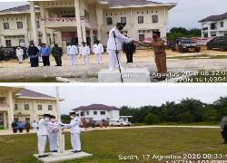 Kapolsek Rantau Kopar Hadiri Upacara�Hut RI Ke-75