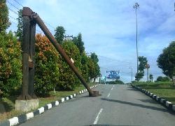 Payung Hukum Portal Penutup Borok PU di KM 5 Pangkalan Kerinci Tak Jelas
