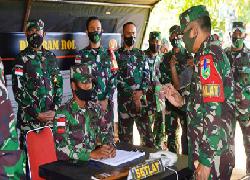 Danrem 174 Merauke Buka Latihan Posko-I Kodim 1707